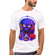 A camiseta de abóbora do Boo