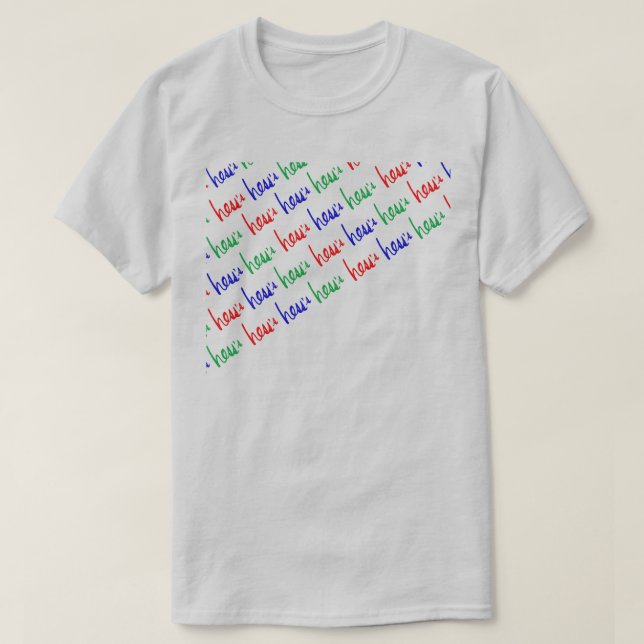 A camiseta de Hess (Frente do Design)