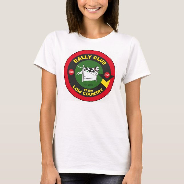 A camiseta de Ladie cabido (Frente)