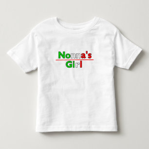 A camiseta de Nonna Girl Toddler para combinar com