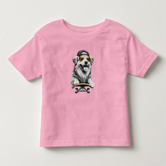 A Camiseta de Skateboard T (Frente)