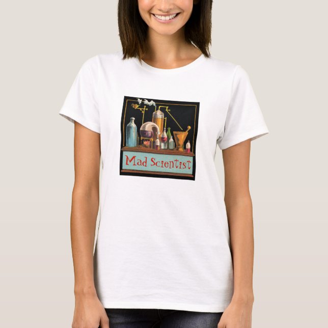 A Camiseta do Cientista Louco Alquimista (Frente)