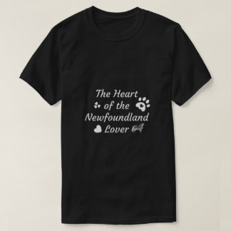 A Camiseta do Coração do Amante de Newfoundland