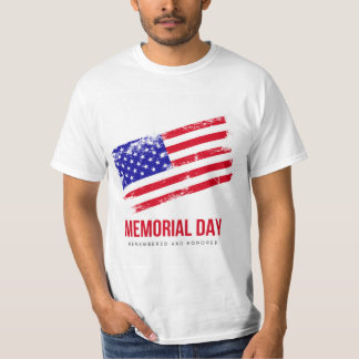 A camiseta do dia da memória