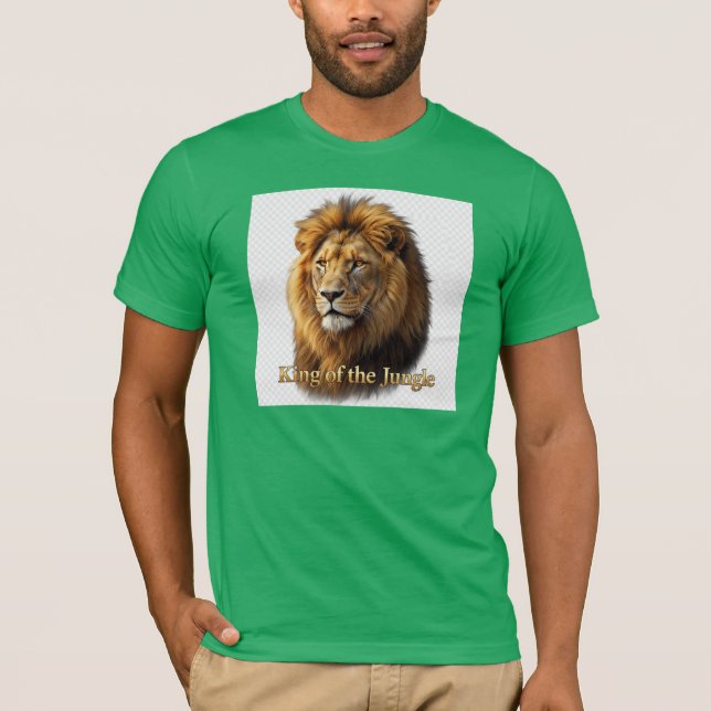 "A Camiseta do Leão, Rei da Selva" (Frente)