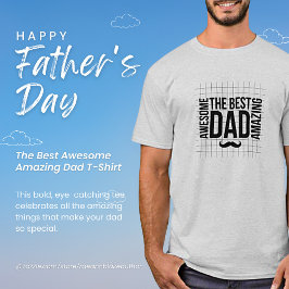 A Camiseta do Melhor Pai Incrível Fantástico