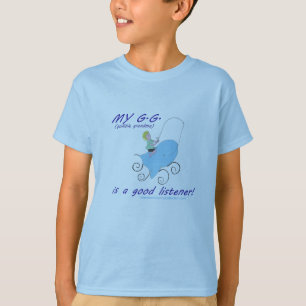 A camiseta do menino americano dos contos altos da