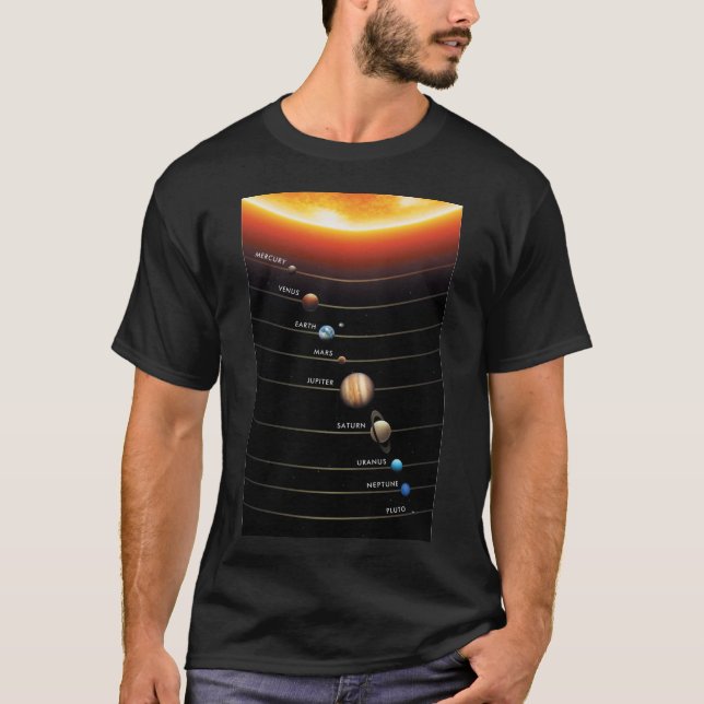 A Camiseta Do Sistema Solar (Frente)