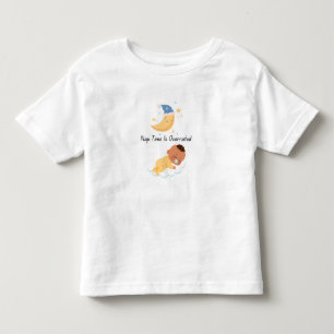 A camiseta doce e adormecida da criança