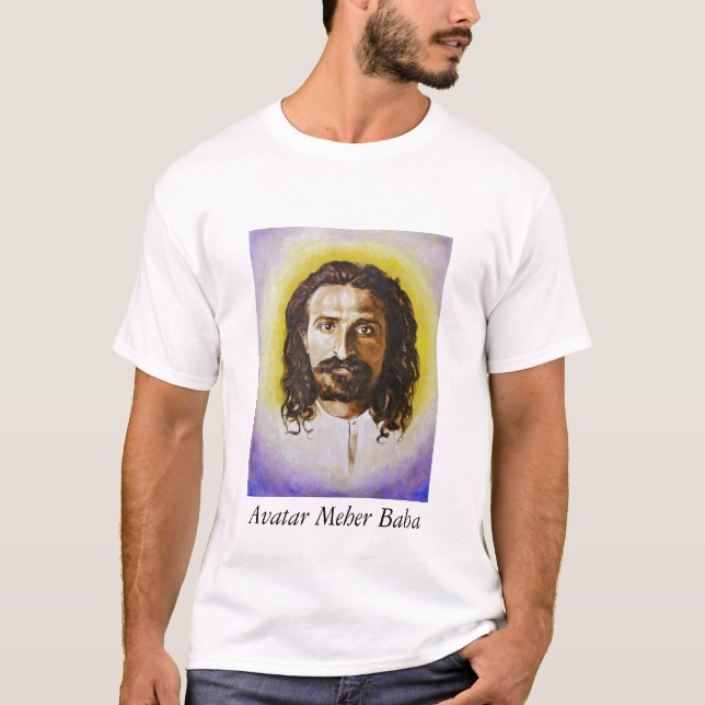 a camiseta dos homens com o retrato do babá de (Frente)