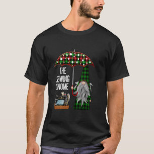 a camiseta engraçada com estampa de gnomo de costu