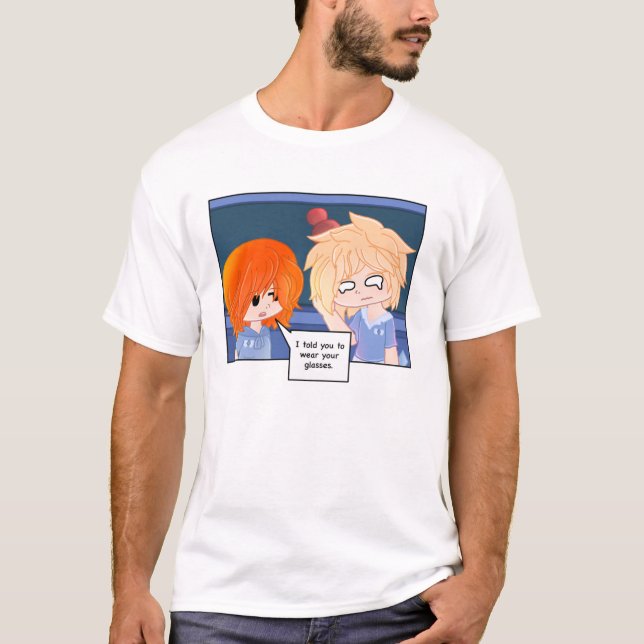 A Camiseta "Eu Te Disse Para Vestir Seus Óculos" (Frente)