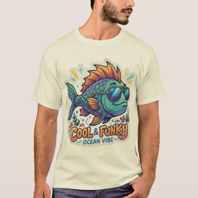 A Camiseta Fin-tástica Shadester (Frente)