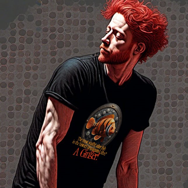A Camiseta Ginger Fish (Criador carregado)