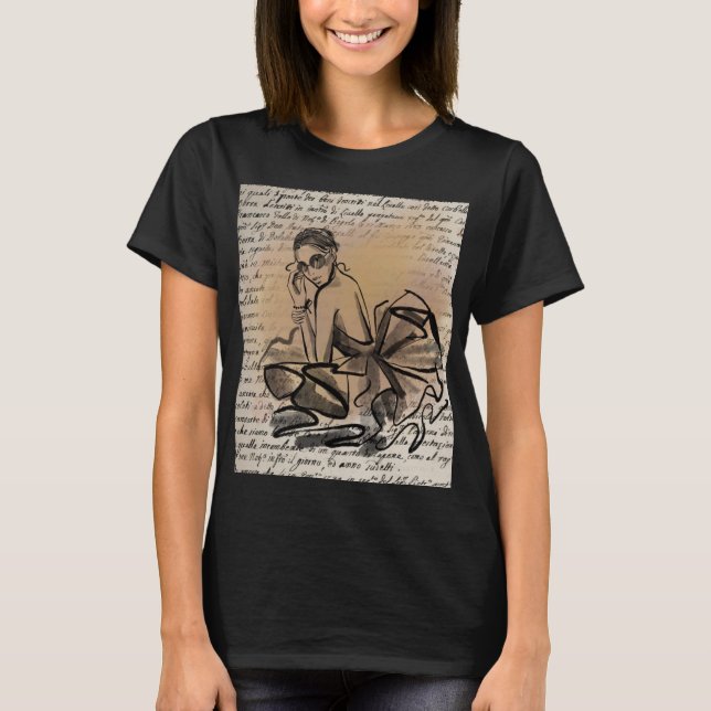 A camiseta Glitterati (Frente)