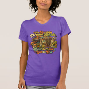 A Camiseta Groovy DReam Shack Feminina com Decote