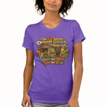 A Camiseta Groovy Dream Shack Signature Woman's V-