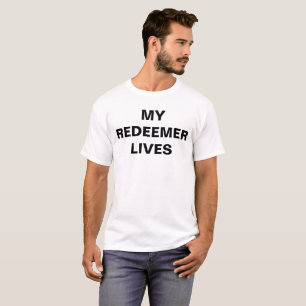 A camiseta masculina "Meu Redentor Vive"
