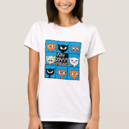 A Camiseta O Monte de Gatinhos Fofos Amantes de Ga