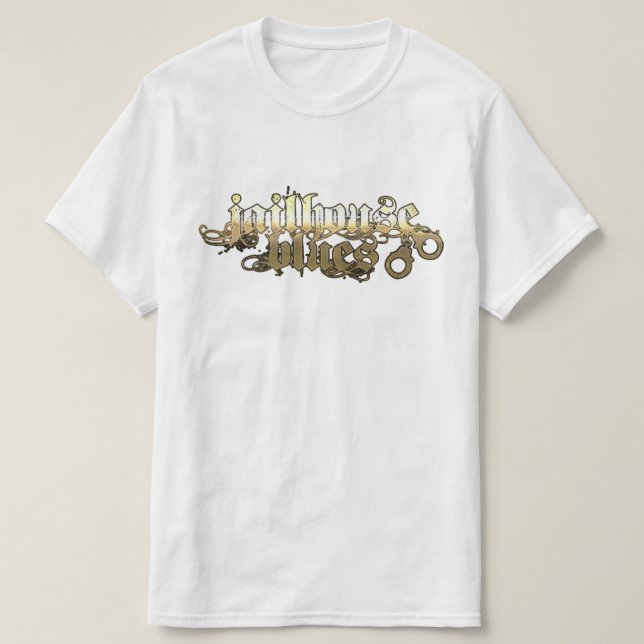 A Camiseta Oficial Jailhouse Blues® (Frente do Design)