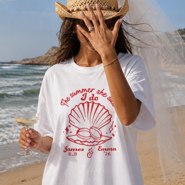 A Camiseta Personalizada de Despedida de Solteira  (Criador carregado)