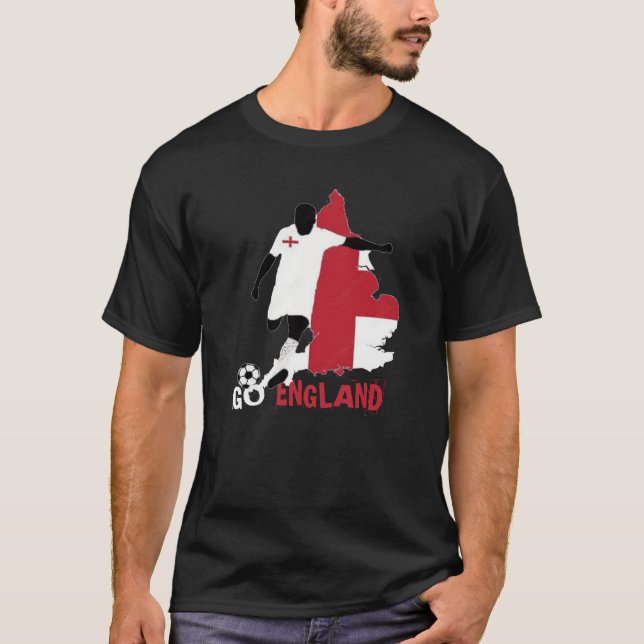 A camiseta preta da Inglaterra. 01 (Frente)