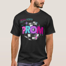 A Camiseta Preta Unisex The Prom
