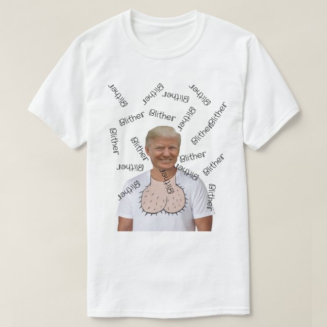 A Camiseta T-Idiota Laranja Blithering (Frente do Design)