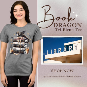 A Camiseta Tri-Blend do Dragão do Livro Definitivo