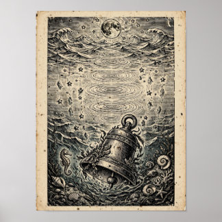 A Campainha Afogada Impressão de Arte