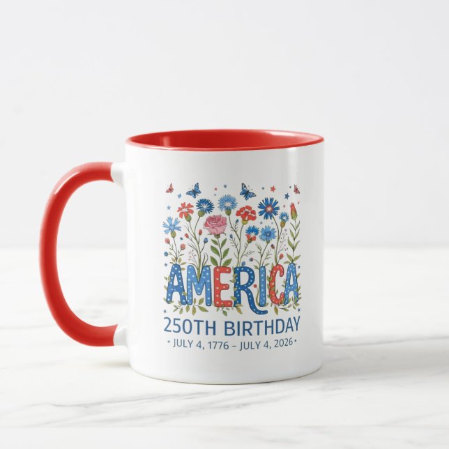 A Caneca 250 anos da América em Flor (Esquerda)