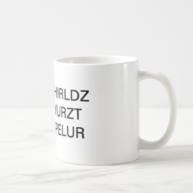 A caneca a mais má do Speller do mundo (Direita)