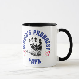 A caneca a mais orgulhosa da papá do mundo