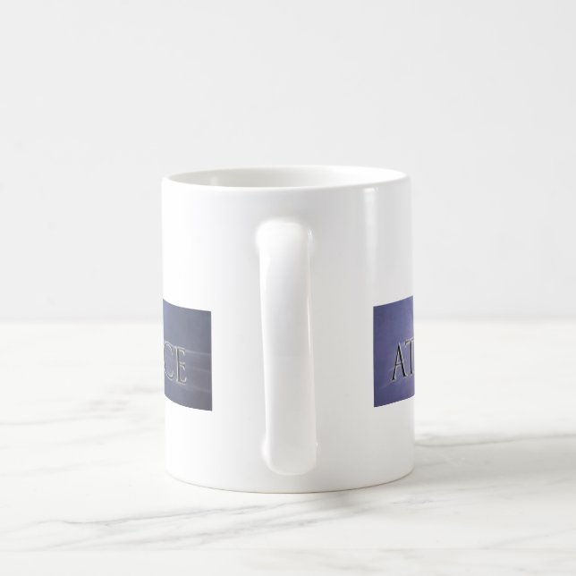 A caneca ateu do oficial da experiência (Alça)