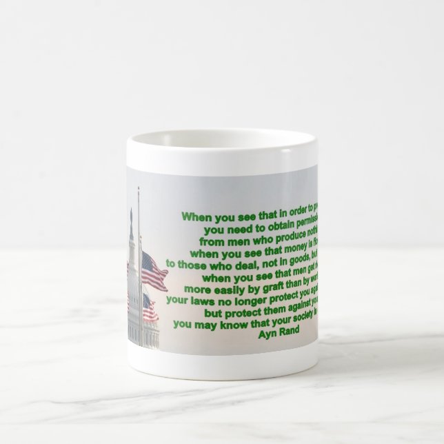 A caneca - Ayn Rand - sua sociedade é condenada (Centro)