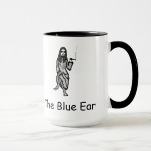 A caneca azul da orelha