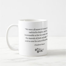 A caneca Charlotte Mason, "Naturalistas"