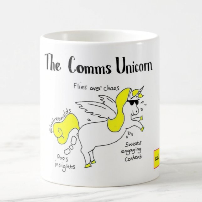 A caneca Comms Unicorn (Criador carregado)