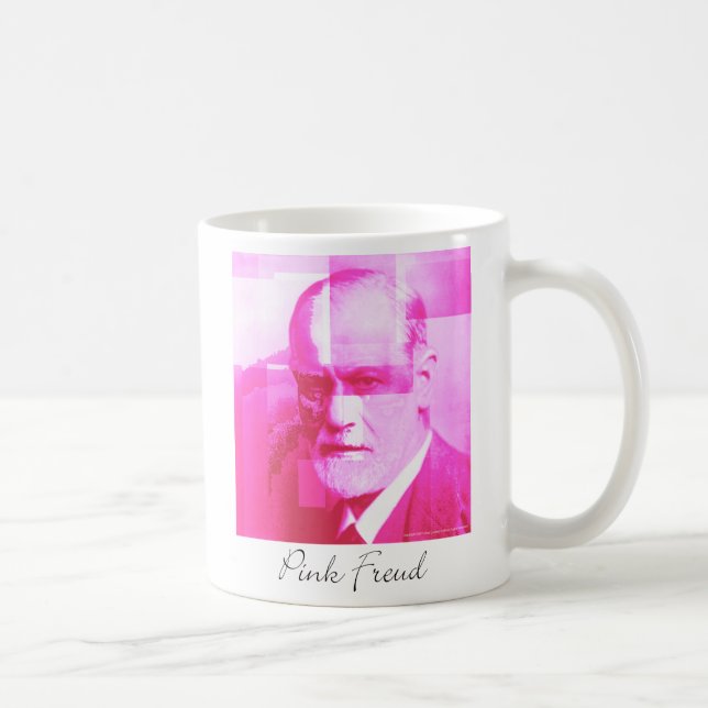 A caneca cor-de-rosa original de Freud (Direita)