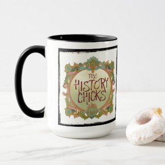 A caneca da arte do Podcast dos pintinhos da