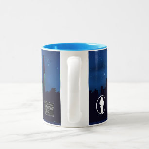 A caneca da cidade natal da loja-Q de Jaded