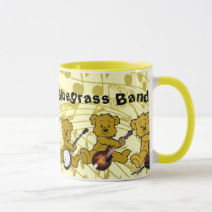 A CANECA DA FAIXA DE BLUEGRASS DO URSO