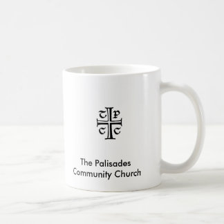 A caneca da igreja da comunidade dos Palisades