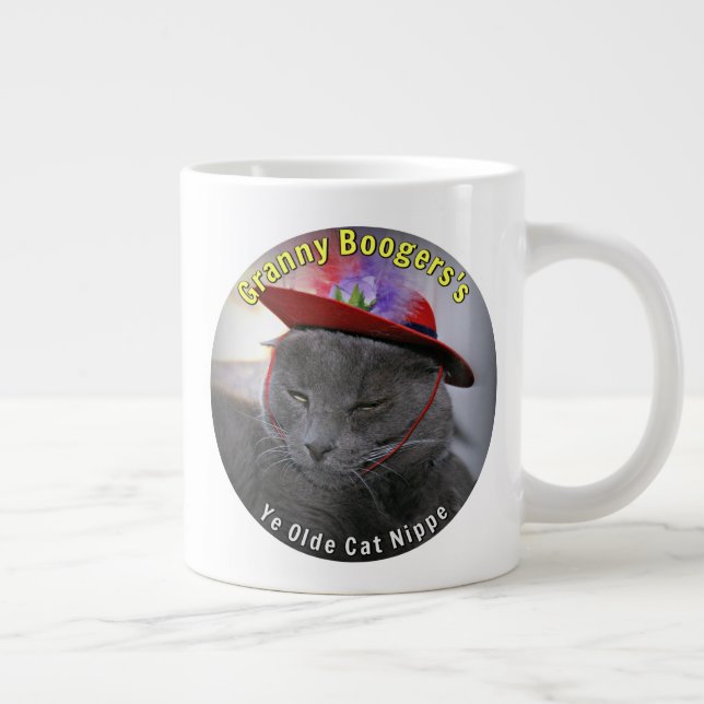 A caneca da vovó Boogers é um gato velho (Direita)