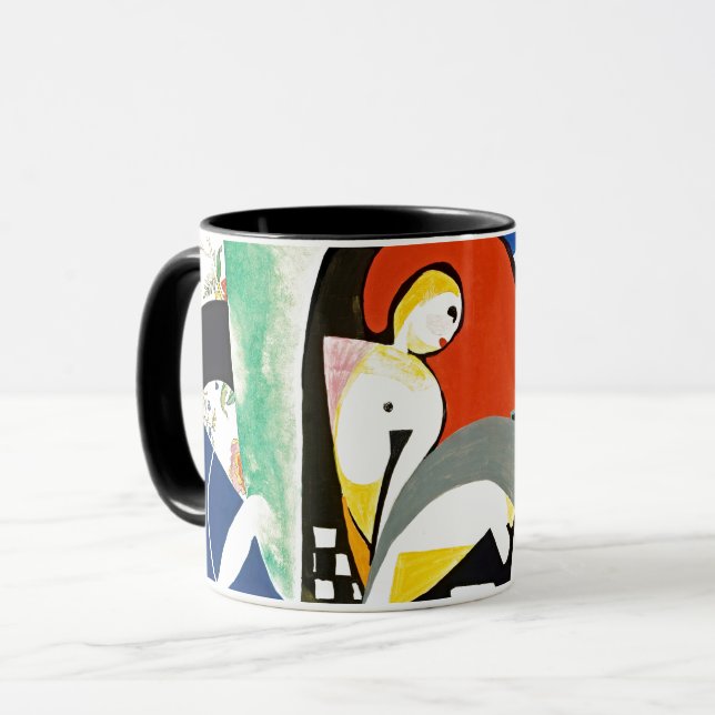 A Caneca de Arte Moderna Thundershower (Frente Esquerda)