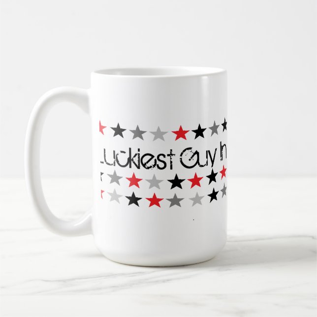 A caneca de café a mais afortunada da cara (Esquerda)