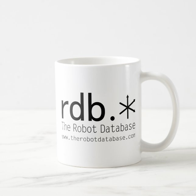 A caneca de café da base de dados do robô (Direita)