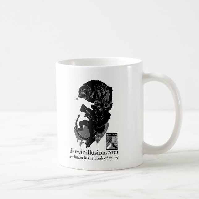 A caneca de café da ilusão de Darwin (Direita)