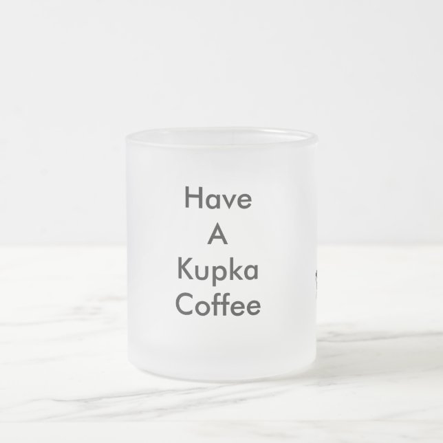 A caneca de café de Kupka dos meios do frenesi (Centro)