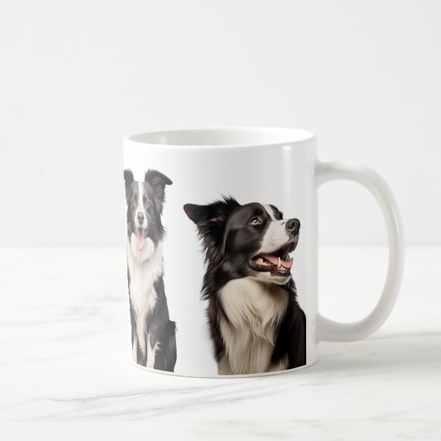 A caneca de café do amante da Borda Collie (Direita)